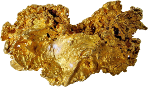 Gold nugget PNG image-10993